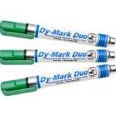 DY-MARK DUO PERMANENT MARKER BLACK (MARK WIDTH2 & 4MM)